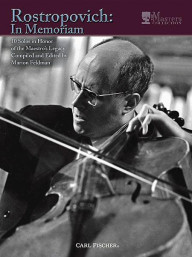 Mstislav Rostropovič: In Memoriam (noty na violoncello, klavír)