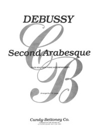 Claude Debussy: Second Arabesque (noty na příčnou flétnu, klavír)