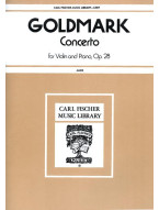 Carl Goldmark: Concerto op. 28 (noty na housle, klavír)