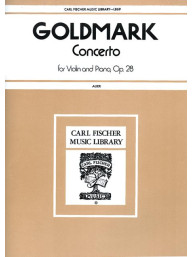 Carl Goldmark: Concerto op. 28 (noty na housle, klavír)
