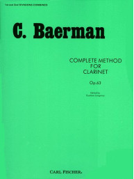 Carl Baermann: Complete Method for Clarinet Op. 63 (noty na klarinet)