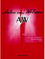 Anton Webern: Cello Sonata - 1914 (noty na violoncello, klavír)
