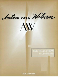 Anton Webern: 2 Pieces - 1899 (noty na violoncello, klavír)