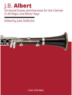 J. B. Albert: 24 Varied Scales and Exercises in All Major and Minor Keys (noty na klarinet)
