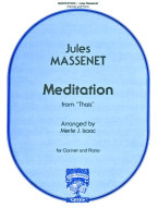 Jules Massenet: Meditation From Thais (noty na klarinet, klavír)