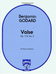 Benjamin Godard: Valse Opus 116/3 (noty na příčnou flétnu, klavír)