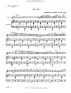 Benjamin Godard: Valse Opus 116/3 (noty na příčnou flétnu, klavír)