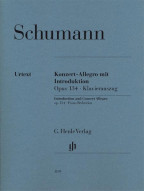 Robert Schumann: Introduction and Concert Allegro, Op. 134 (noty na čtyřruční klavír)