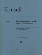 Bernhard Henrik Crusell: Clarinet Concerto in F Minor, Op. 5 (noty na klarinet, klavír)