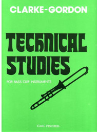 Herbert Clarke: Technical Studies for Bass Clef Instruments (noty na nástroje basového klíče)