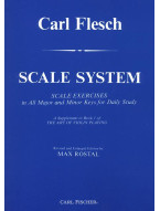Carl Flesch: Scale System (noty na housle)