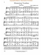 F. Sieber: 36 Eight-Measure Vocalises, Op. 92 - Soprano (noty na zpěv, klavír)