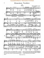 F. Sieber: 36 Eight-Measure Vocalises, Op. 94 - Alto (noty na zpěv, klavír)