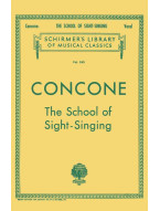 Joseph Concone: School of Sight-Singing (noty na zpěv, klavír)