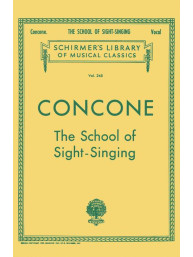 Joseph Concone: School of Sight-Singing (noty na zpěv, klavír)