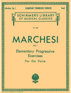 Mathilde Marchesi: Elementary Progressive Exercises for the Voice, Op. 1 (noty na zpěv, klavír)