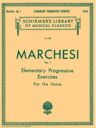 Mathilde Marchesi: Elementary Progressive Exercises for the Voice, Op. 1 (noty na zpěv, klavír)