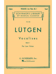 B. Lütgen: Vocalises 1 - Low Voice (noty na zpěv, klavír)