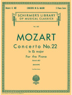 W.A. Mozart: Concerto No. 22 in Eb, K.482 (noty na čtyřruční klavír)