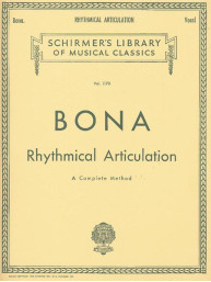 Pasquale Bona: Rhythmical Articulation - A Complete Method (noty na zpěv)