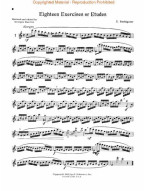 Benoit Tranquille Berbiguier: 18 Exercises or Etudes (noty na příčnou flétnua)