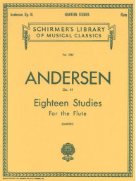 Joachim Andersen: 18 Studies (noty na příčnou flétnua)