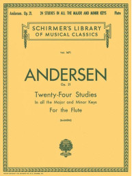 Joachim Andersen: 24 Studies, Op. 21 (noty na příčnou flétnua)
