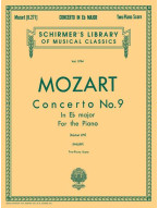 W.A. Mozart: Concerto No. 9 in Eb, K.271 (noty na čtyřruční klavír)