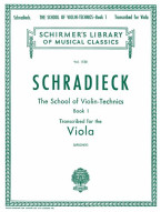 Henry Schradieck: School of Violin Technics, Op. 1 - Book 1 (noty na violu)
