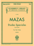 Jacques-Féréol Mazas: Etudes Speciales, Op. 36 - Book 1 (noty na violu)