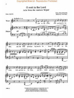 Felix Mendelssohn Bartholdy: O Rest in the Lord from Elijah (noty na zpěv, klavír)