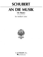 Franz Schubert: An Die Musik (noty na zpěv, klavír)