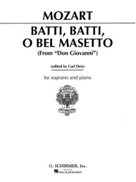 W.A. Mozart: Batti, batti from Don Giovanni (noty na zpěv, klavír)