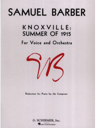 Samuel Barber: Knoxville - Summer of 1915 (noty na zpěv, klavír)