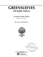 Percy Aldridge Grainger: Greensleeves  (noty na zpěv, klavír)
