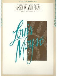 Louis Moyse: 10 Pieces for Bassoon and Piano, Op. 37, No. 5 (noty na fagot, klavír)