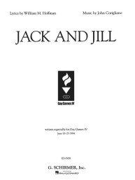 John Corigliano: Jack and Jill (noty na zpěv, klavír)