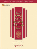 Easy Songs for the Beginning - Baritone / Bass Voice (noty na zpěv) (+audio)
