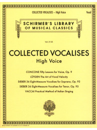 Collected Vocalises: High Voice (noty na zpěv, klavír)