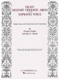 8 Mozart Operatic Arias For The Soprano Voice (noty na zpěv, klavír)
