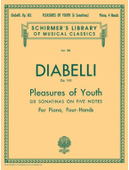 Anton Diabelli: Pleasures of Youth (noty na čtyřruční klavír)