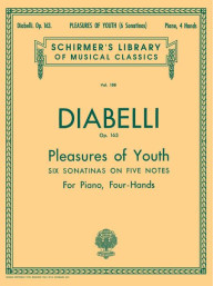 Anton Diabelli: Pleasures of Youth (noty na čtyřruční klavír)