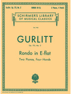 Cornelius Gurlitt: Rondo in Eb, Op. 175, No. 2 (noty na čtyřruční klavír)