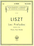 Franz Liszt: Les Preludes - Symphonic Poem (noty na čtyřruční klavír)