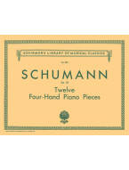 Robert Schumann: 12 Pieces for Large and Small Children, Op. 85 (noty na čtyřruční klavír)