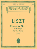 Franz Liszt: Concerto No. 1 in Eb (noty na čtyřruční klavír)