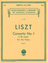 Franz Liszt: Concerto No. 1 in Eb (noty na čtyřruční klavír)