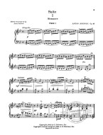 Anton Stěpanovič Arenskij: Suite, Op. 15 (noty na čtyřruční klavír)