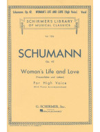 Robert Schumann: Woman's Life and Love - High Voice (noty na zpěv, klavír)