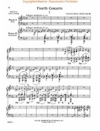 Camille Saint-Saëns: Concerto No. 4 in C Minor, Op. 44 (noty na čtyřruční klavír)